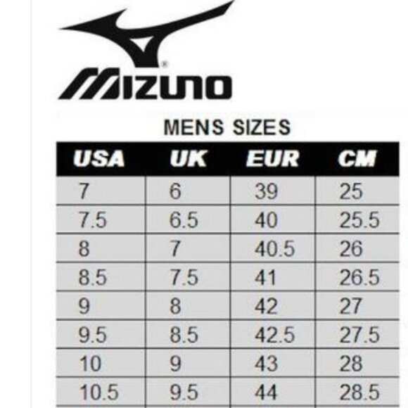 Mizuno Men's Cyclone Speed 4 Mid Black and Light Blue Volleyball Shoes Size 7 - Picture 7 of 7